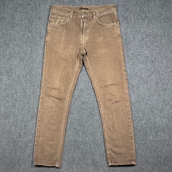 Nudie Jeans Co. Gritty jackson in Washed Brown Size 31x32 0574 - Picture 1 of 11
